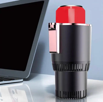 Smart Car Cup Houder Warmer en Cooler - Scherm Display, Verwarmend En Koelend Voor Drink Blikjes Of Bekers
